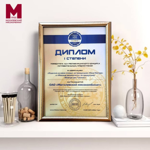 Диплом I степени